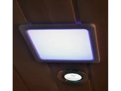 Sauna infravermelha de luxo com cromoterapia para 2 pessoas NARVIK com cromoterapia de 5 cores e rádio FM