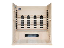 Sauna infravermelho de luxo para 4/5 pessoas com cromoterapia e rádio FM