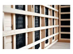 Sauna infravermelho de luxo para 4/5 pessoas com cromoterapia e rádio FM