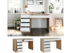 Schminktisch branco/sonoma 120x55x75 sherry