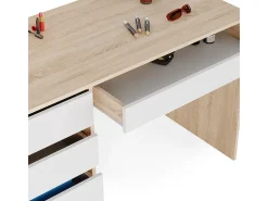 Schminktisch branco/sonoma 120x55x75 sherry