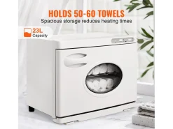 Secador de Toalhas SucceBuy Aquecedor 23 L 2 Suportes de Aço Inoxidável, Contém 50 a 60 Toalhas