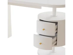 Secretária branco alto brilho 120x50x76 lara