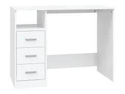 Secretária c/ gavetas 102x50x76 cm derivados de madeira branco