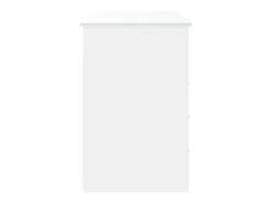 Secretária c/ gavetas 102x50x76 cm derivados de madeira branco