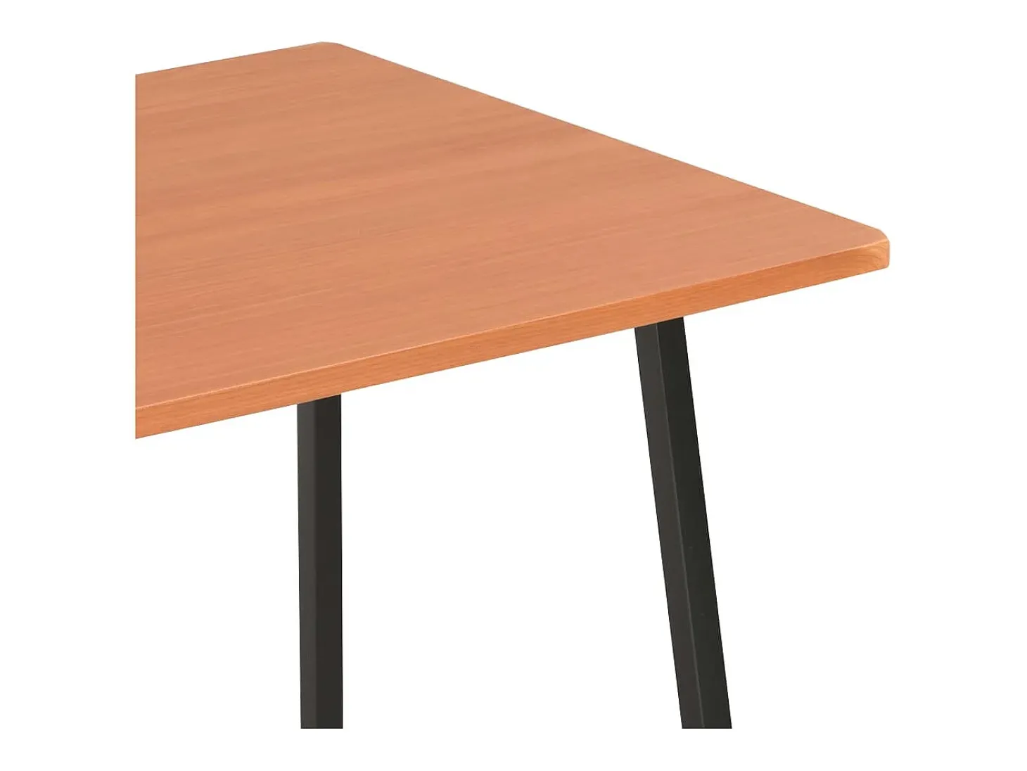 Secretária c/ unidade prateleiras 102x50x117cm preto e castanho