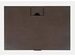 Secretária castanho escuro Avola AV2025-30B 76x79x51 cm