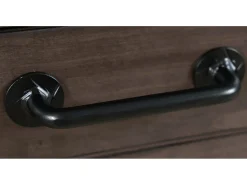 Secretária castanho escuro Avola AV2025-30B 76x79x51 cm