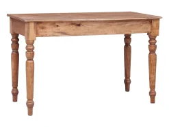 Secretária com gavetas 117x57x75 cm madeira de mogno maciça