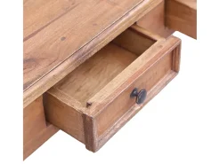 Secretária com gavetas 117x57x75 cm madeira de mogno maciça