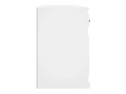 Secretária com móvel derivados de madeira branco