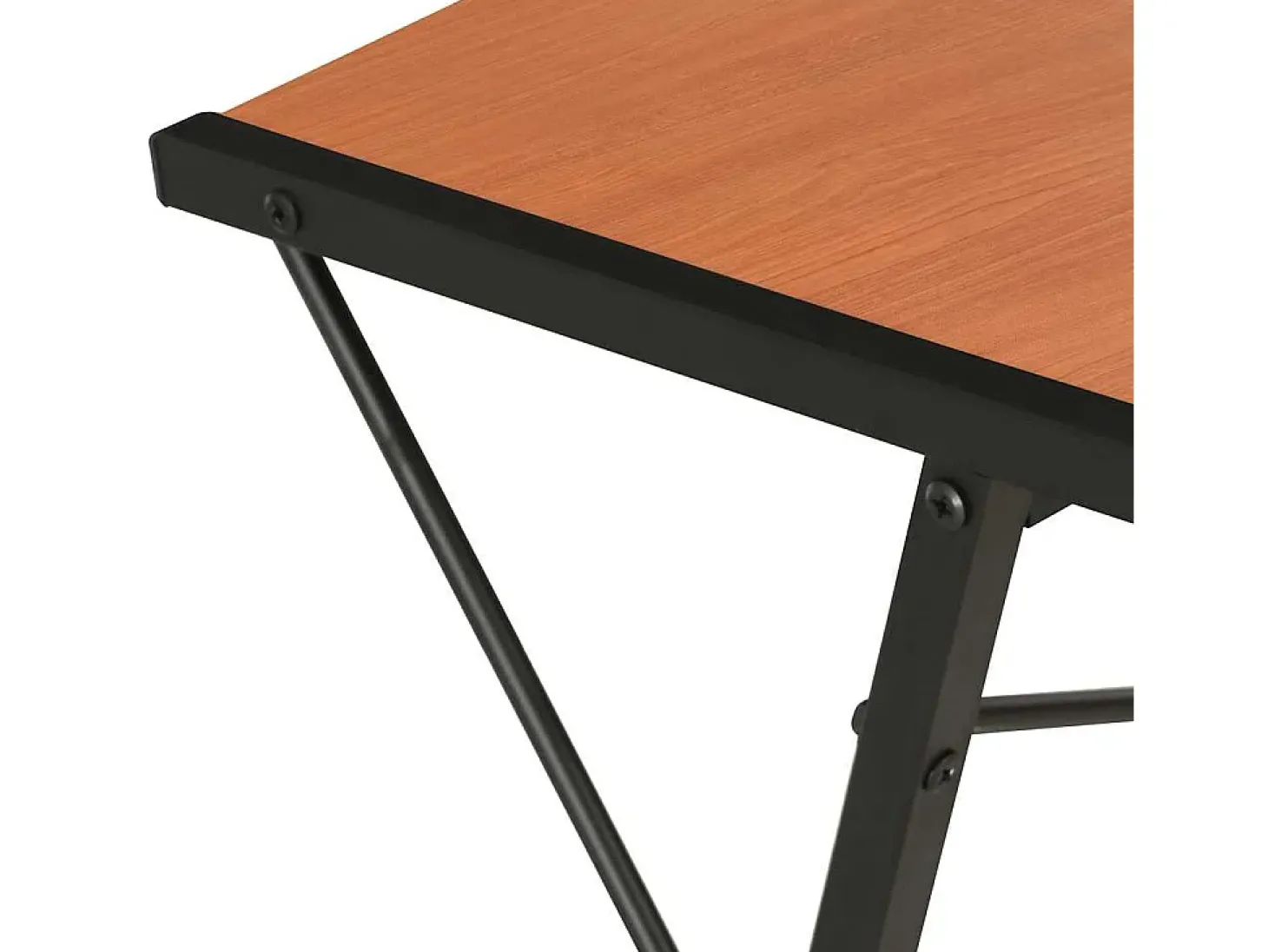 Secretária com prateleira 116x50x93 cm preto e castanho