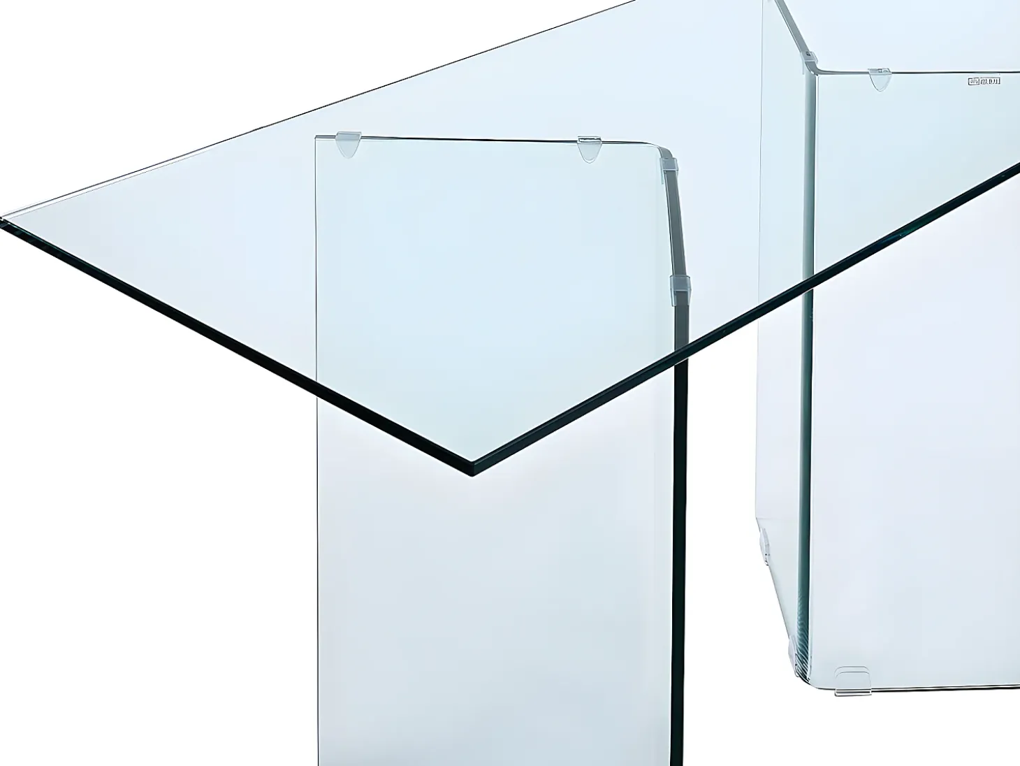 Secretária conceptual Vidro temperado Transparente CLARISSA