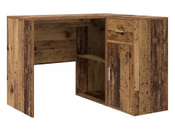 Secretária de canto com gaveta Madeira antiga 102 x 88 x 75 cm