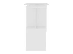 Secretária de canto 200x50x76 cm derivados de madeira branco