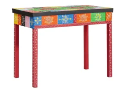Secretária de escrita com gaveta Multicolor 100 x 50 x 77 cm