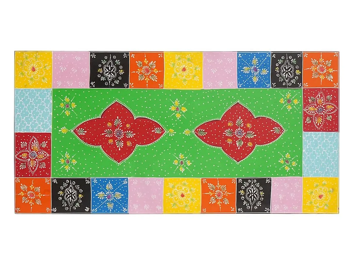 Secretária de escrita com gaveta Multicolor 100 x 50 x 77 cm