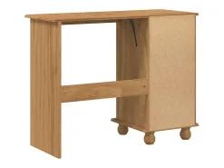Secretária de escrita com gaveta ASKIM Castanho 95 x 40 x 75 cm