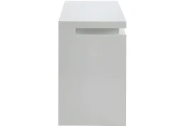 Secretária EMERSON - 3 gavetas - MDF lacado a branco - LEDs
