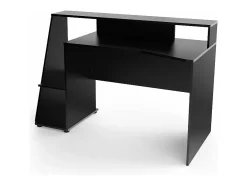 Secretária gaming AMBIHOME ESSENCE - Preto/Cinza, C138xP67xA94cm