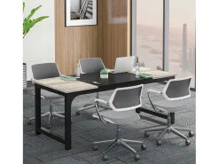 Secretária para portátil, secretária, secretária de estudo para teletrabalho, estação de trabalho para escritório, quarto, fácil de montar (cinza vintage/preto, 180 x 80 x 75 cm)