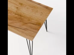 Secretária VOSS 138 x 68 cm para escritório, gabinete, estúdio Carvalho Craft