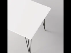 Secretária VOSS 138 x 68 cm para escritório, gabinete, estúdio Branco