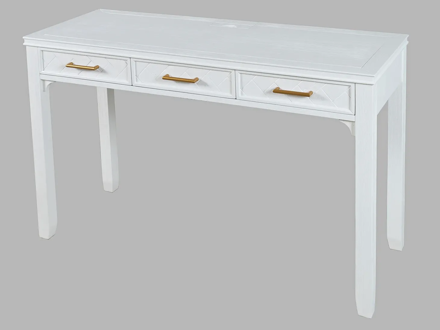 Secretária 122x76x46 cm branca Avola AV2056-48