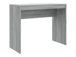 Secretária 90x40x72 cm derivados de madeira cor cinzento sonoma
