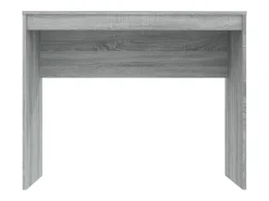 Secretária 90x40x72 cm derivados de madeira cor cinzento sonoma