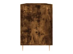 Secretária 140x50x75 cm derivados de madeira carvalho fumado