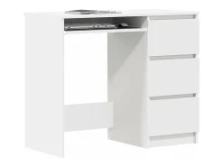 Secretária 90x45x76 cm derivados de madeira branco