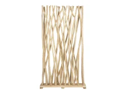 Separador de divisão em madeira de teca - C. 100 x L. 25 x A. 180 cm - Natural - GAYANA