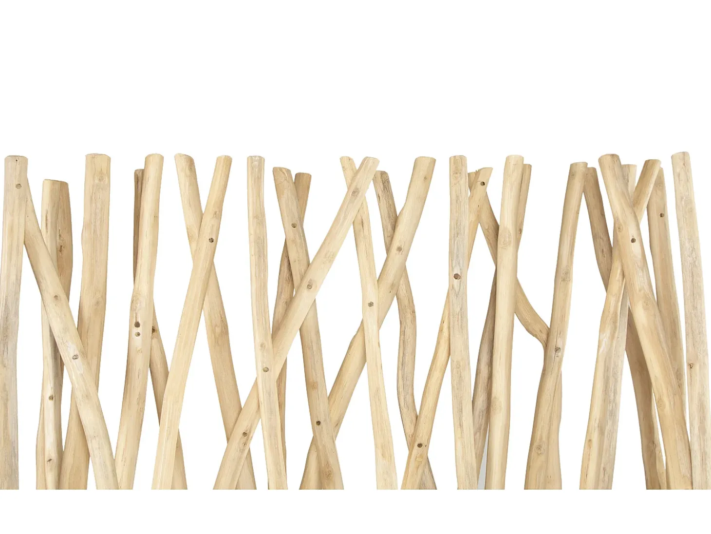 Separador de divisão em madeira de teca - C. 100 x L. 25 x A. 180 cm - Natural - GAYANA