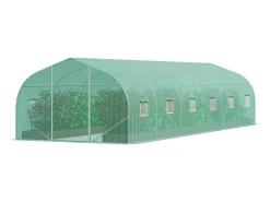 Serra de Tunel SucceBuy, Serra de Tunel de 900x300x200 cm, Quadro Galvanizado, com Quadro de Aço Galvanizado, Cobertura em PE, Verde