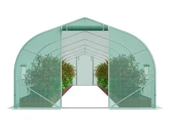 Serra de Tunel SucceBuy, Serra de Tunel de 900x300x200 cm, Quadro Galvanizado, com Quadro de Aço Galvanizado, Cobertura em PE, Verde