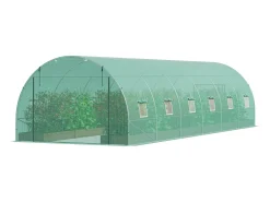 Serra Túnel SucceBuy 890x295x198 cm, Quadro em Aço Galvanizado, Cobertura em PE, Verde