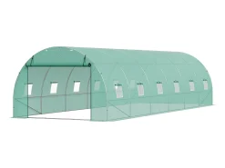 Serra Túnel SucceBuy 890x295x198 cm, Quadro em Aço Galvanizado, Cobertura em PE, Verde