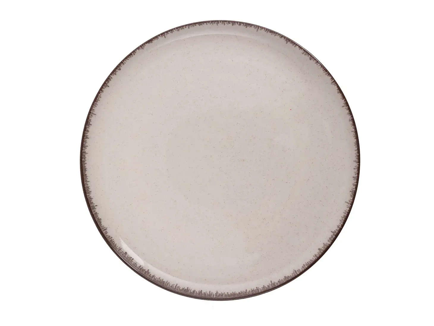 Serviço de louça, rasos, fundos, em porcelana 18 peças cor creme - SANCHA