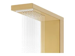 Sistema de painel de chuveiro para banheiro em aço inoxidável 130 cm acabamento dourado 02_0003110