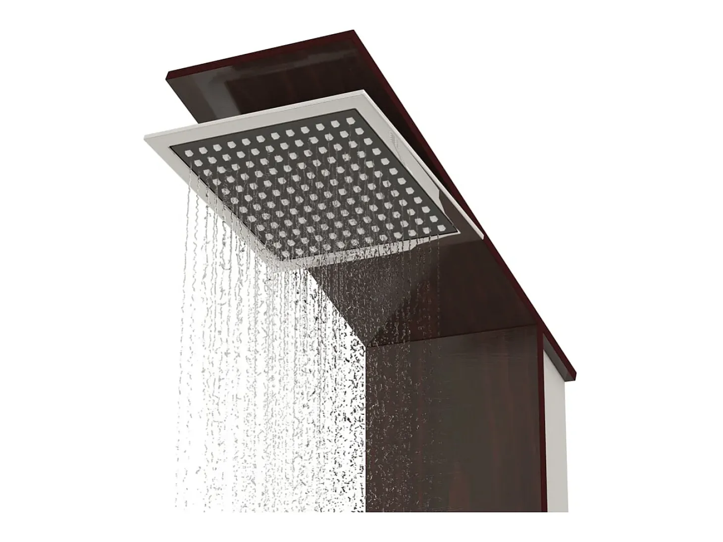 Sistema de painel de chuveiro de vidro marrom para banheiro interno de 127 cm 02_0003122