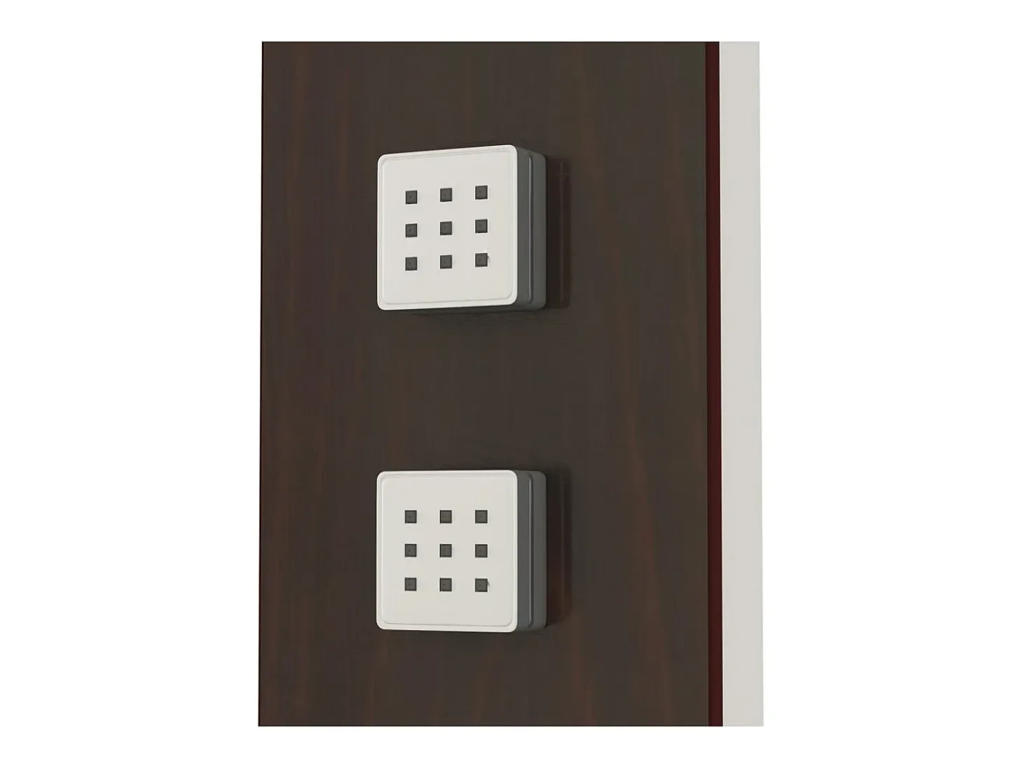 Sistema de painel de chuveiro de vidro marrom para banheiro interno de 127 cm 02_0003122