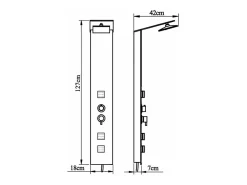 Sistema de painel de chuveiro de vidro marrom para banheiro interno de 127 cm 02_0003122