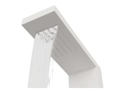 Sistema de painéis de chuveiro em alumínio e plástico para banheiro interno 114 cm branco 02_0003117