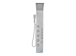 Sistema de Torre de Painel de Duche SucceBuy de Aço Inoxidável, 4 Modos de Jatos de Cachoeira e Efeito de Chuva