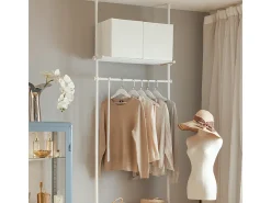SoBuy armário, armário aberto, armário de canto KLS07-W
