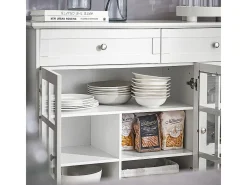 SoBuy armário com rodas, armário de cozinha, carrinho de cozinha FSB77-W