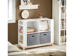 SoBuy armário de criança, armário de livros infantis, armário infantil KMB85-W