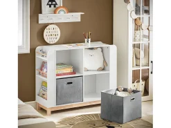 SoBuy armário de criança, armário de livros infantis, armário infantil KMB85-W
