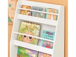 SoBuy armário de criança, armário de livros infantis, armário infantil KMB45-W